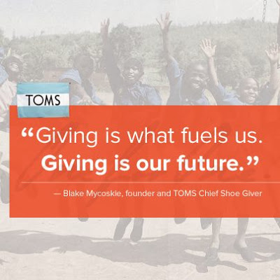 TOMS shoes Gives Back in the US