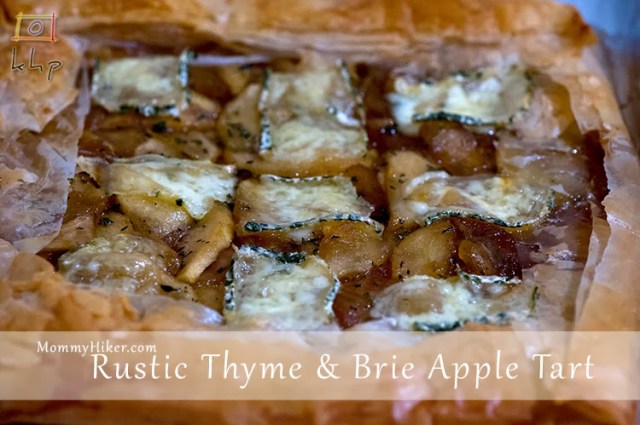 Rustic Thyme and Brie Apple Tart