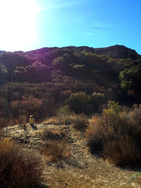Hiking Peter Strauss Ranch with a toddler