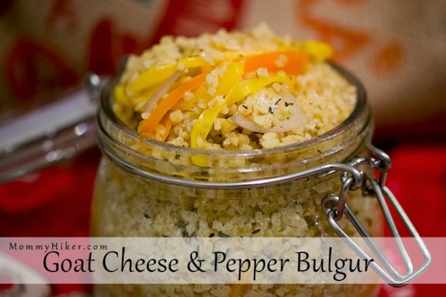 Herbed Goat Cheese and Pepper Bulgur