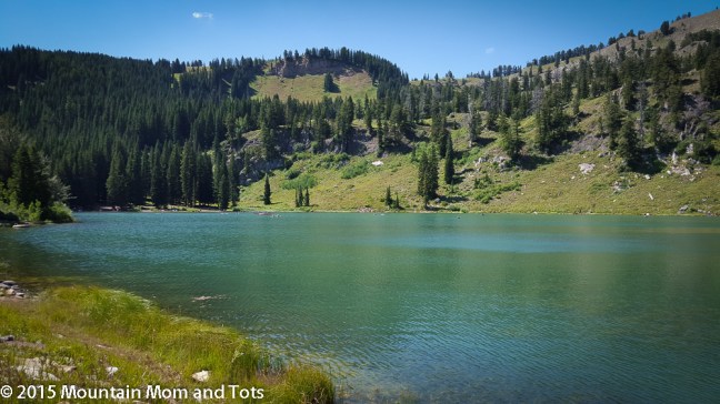 Family camping at Preston Valley Campground, Logan, Utah